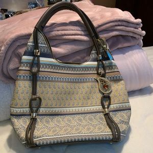 Beautiful Printed Handbag in Mixed Color